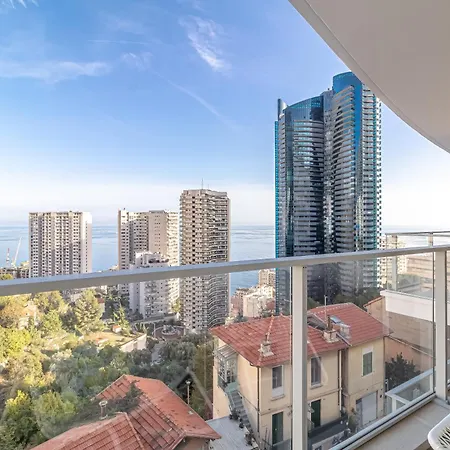 Superb New 2-room -parking Border Monaco 別荘 *