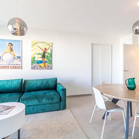 Superb New 2-room -parking Border Monaco *